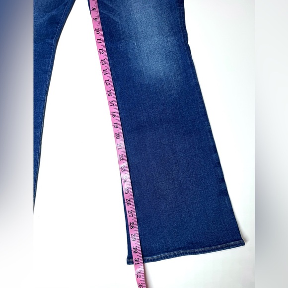 American Eagle Women’s Kick Boot Low Rise  Jeans Size- 14 Regular - Picture 7 of 11